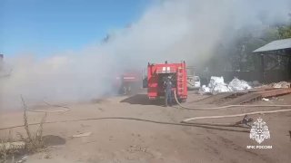 Пожар на Ярославском мебельном производстве: 9 часов борьбы с огнем