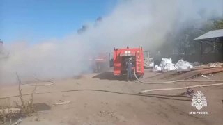 Серьезный Пожар На Бывшей Мебельной Фабрике В Рыбинске